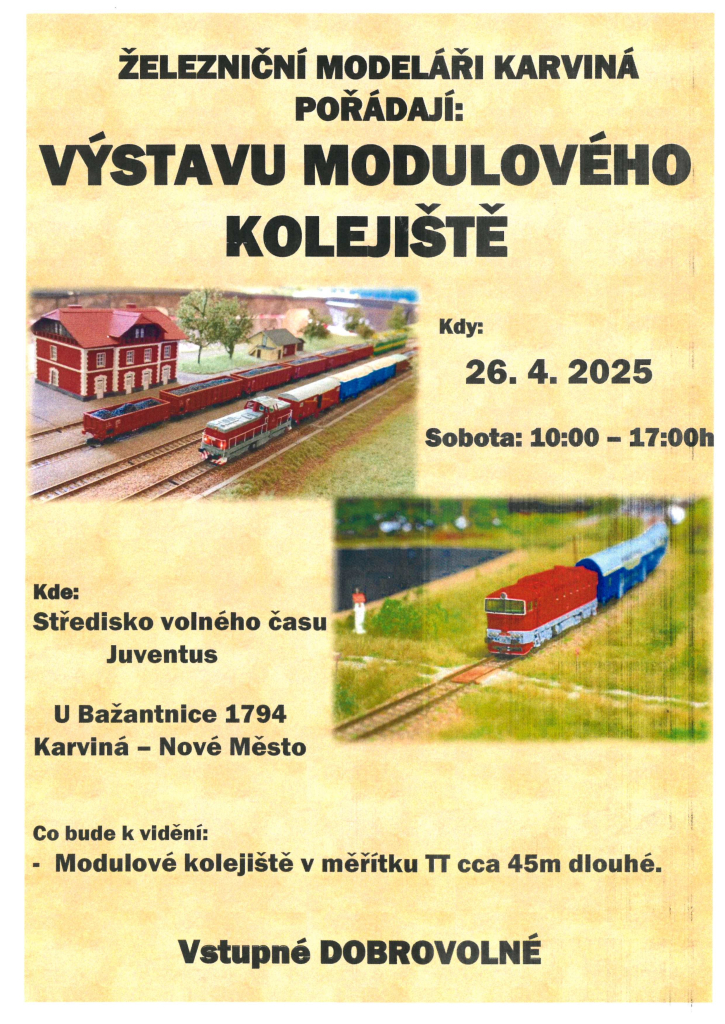 Výstava modulového kolejiště v Juventusu